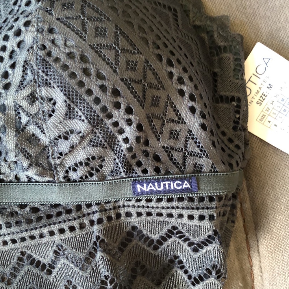 NWT NAUTICA LACE LOUNGE BRALETTE - Picture 3 of 6
